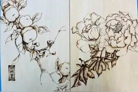 凌云三班学生以烙画形式传承非遗，定格“丈量家国”德育课程成果图片