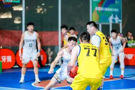 “村BA”球王争霸赛“中华牙膏杯”山东赛区总决赛冠亚军采访图片