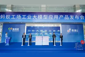 “智能大脑”秒速读图解析工艺！蚂蚁工场工业大模型在深圳发布图片