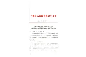 上海市人民政府办公厅关于支持生物医药产业全链条创新发展的若干意见图片