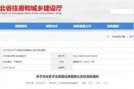 多子女家庭住房套数认定标准有变！河北最新通知图片