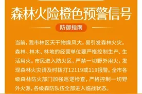 北京发布森林火险橙色预警图片