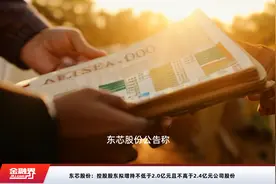 东芯股份：控股股东拟增持不低于2.0亿元且不高于2.4亿元公司股份视频封面