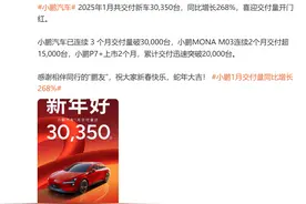 造车新势力1月销量出炉：小鹏夺冠，多家车企推优惠促销售图片