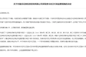 盈亚证券投资咨询被责令改正图片