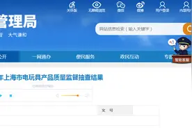 2023年上海市电玩具产品质量监督抽查结果公布图片