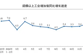 2024年12月规模以上工业增加值增长6.2%图片