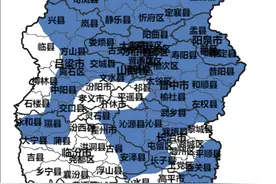 山西省发布霜冻大风双预警图片