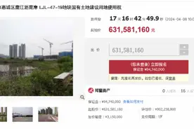 佳兆业三年前10.4亿元摘牌地块被法拍，6.3亿元起拍！图片