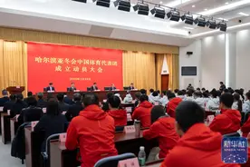 哈尔滨亚冬会中国体育代表团成立 将参加全部6个大项64个小项比赛图片