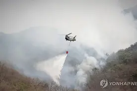 韩国史上最严重森林大火已致27死 中国留学生连夜逃离重灾区｜国际观察图片
