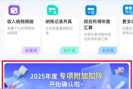 2025年度个税专项附加扣除信息确认进行中图片
