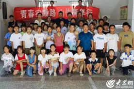 服务黄河国家战略教育实践基地项目系列活动—山东传媒职业学院赴鱼台县王鲁镇开展“趣踢蹴鞠”非遗体育文化体验活动图片