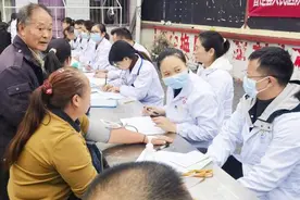 安顺市普定县人民医院到马场镇新寨村开展义诊活动图片