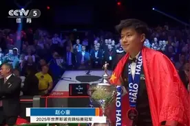亚洲首位！28岁赵心童夺得斯诺克世锦赛冠军，丁俊晖祝贺图片