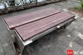 问政海南｜危险！海口万绿园的座椅钉子外露 管理方回应：一个月内修复图片