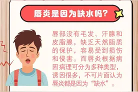 一图了然 | 嘴唇干裂脱皮，未必是缺水，可能是这种炎症图片