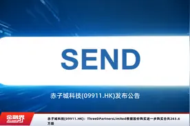 赤子城科技(09911.HK)：ThreeDPartnersLimited根据股份购买进一步购买合共263.6万股视频封面