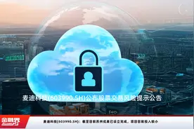 麦迪科技(603990.SH)：截至目前苏州优麦已设立完成，项目目前投入较小视频封面