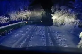 孕妇凌晨3点临产！最后400米，用“雪橇”拖！图片
