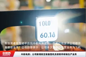 中航电测：公司新增航空装备整机及部附件研制生产业务视频封面