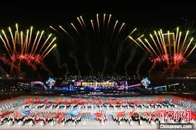 重庆市第七届运动会开幕仪式在合川区举行图片