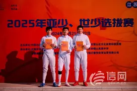 青岛运动员获得2025年击剑亚少、世少赛参赛资格图片