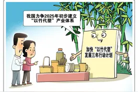 （图表·漫画）［经济］“以竹代塑”图片