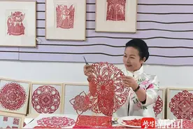 指尖艺术，非遗传承！南京中华附小举行劳动问学周之“剪纸非遗进校园”活动图片
