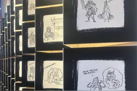 “哪吒”来看哪吒，电影幕后创作展的周边海报受热捧图片