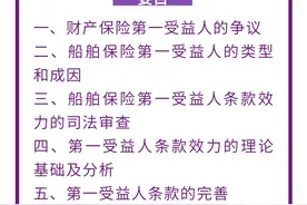 桑罗婷 杨文丛｜船舶保险合同中“第一受益人”条款的理论溯源与实践分析图片