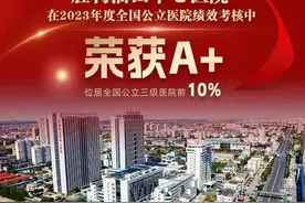 全国前10%，东营一医院荣获国家三级公立医院绩效监测A+图片