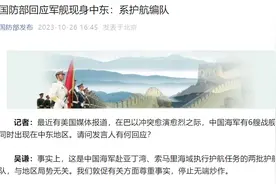 6艘中国军舰现身中东！国防部回应图片