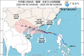 多地停课！“摩羯”或成广东10年来最强台风……又一台风生成图片