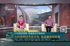 小长假迎返程 高速路况平稳有序 G40崇明往市区方向 车流量依然较高视频封面