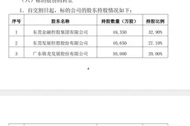 东莞两家国企出资22.72亿元，接手东莞证券20%股权图片