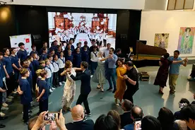 布鲁克纳童声合唱团在京举办小型音乐会图片