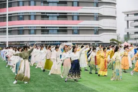 谷雨节气 淄博这所学校举行多彩游园会“定格”春天图片
