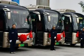 成都上新30台机场专线纯电动公交车图片