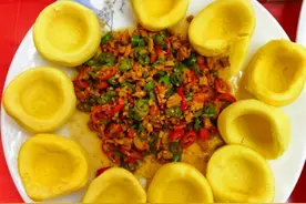 陕菜味道 | 定边玉米窝窝炒肉图片