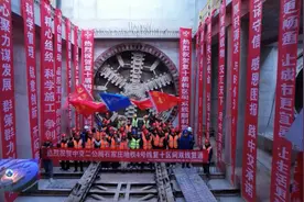 石家庄地铁4号线一期工程最长区间实现双线贯通图片