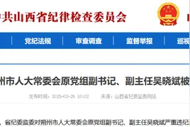 廉洁底线失守，给予公职人员钱款！山西省朔州市人大常委会原党组副书记吴晓斌被“双开”图片