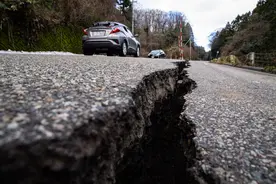 日本石川县：地震之后图片