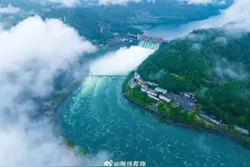 历时12天！新安江水库关闭泄洪闸图片