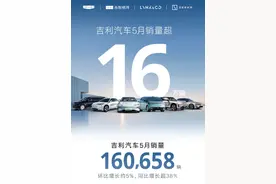 领克、极氪等新能源销量翻倍增长，吉利5月销量超16万辆图片