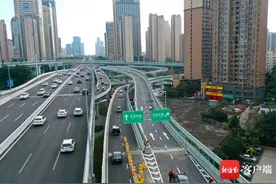 海口海秀快速路新建WN匝道基本完工 通车后将极大缓解高峰期国兴大道拥堵情况图片