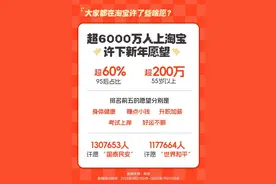 心愿热词刷屏，超6000万人上淘宝许愿！你的新年愿望有什么？图片