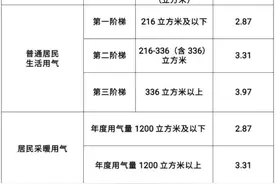 最新！德州燃气价格表公布图片