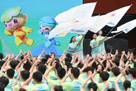 杭州亚运会、亚残运会举行赛会志愿者出征仪式图片