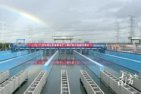 供水能力提升至每日60万吨，南沙黄阁水厂二期扩建工程通水试运行图片